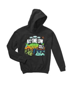 All time low don't panic hoodie