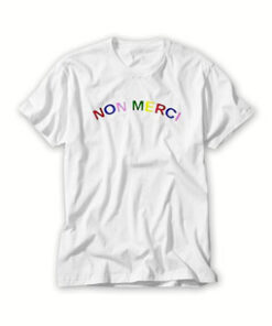 non merci colorful t shirt