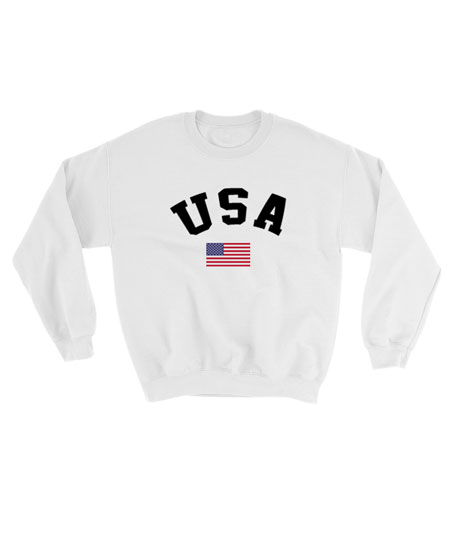 USA Flag Sweatshirt – Netsti Chic Fashion And Clothing Shop